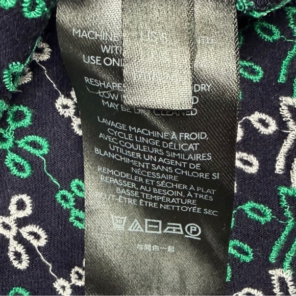 Anthropologie Maeve Women's Sleeveless Cammie Embroidered Peplum Top In Size S - Picture 7 of 9